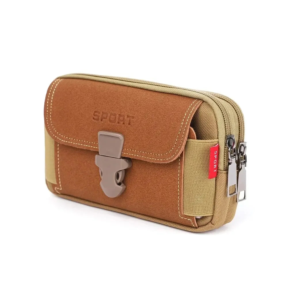 Unisex Belt Pouch Phone Pouch Phone Holster Pouch Mobile Belt Pouch Small Tactical Belt Backpack Card Holder