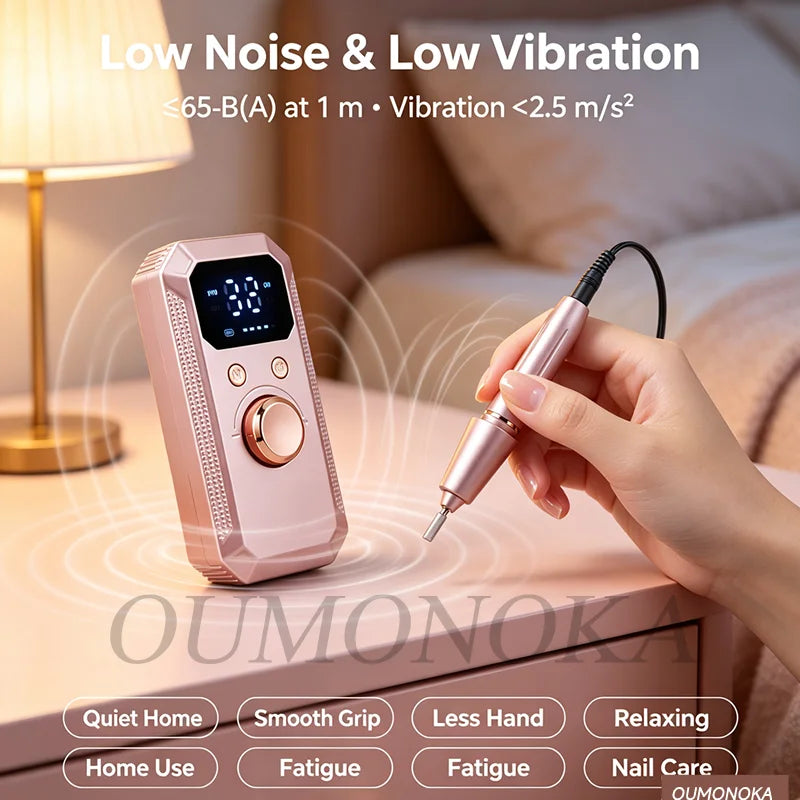 Professional Electric Nail Drill Machine Lathe Kit Nail Sander File for Manicure Cutter Set Art Supplies Salon Grinder Tools