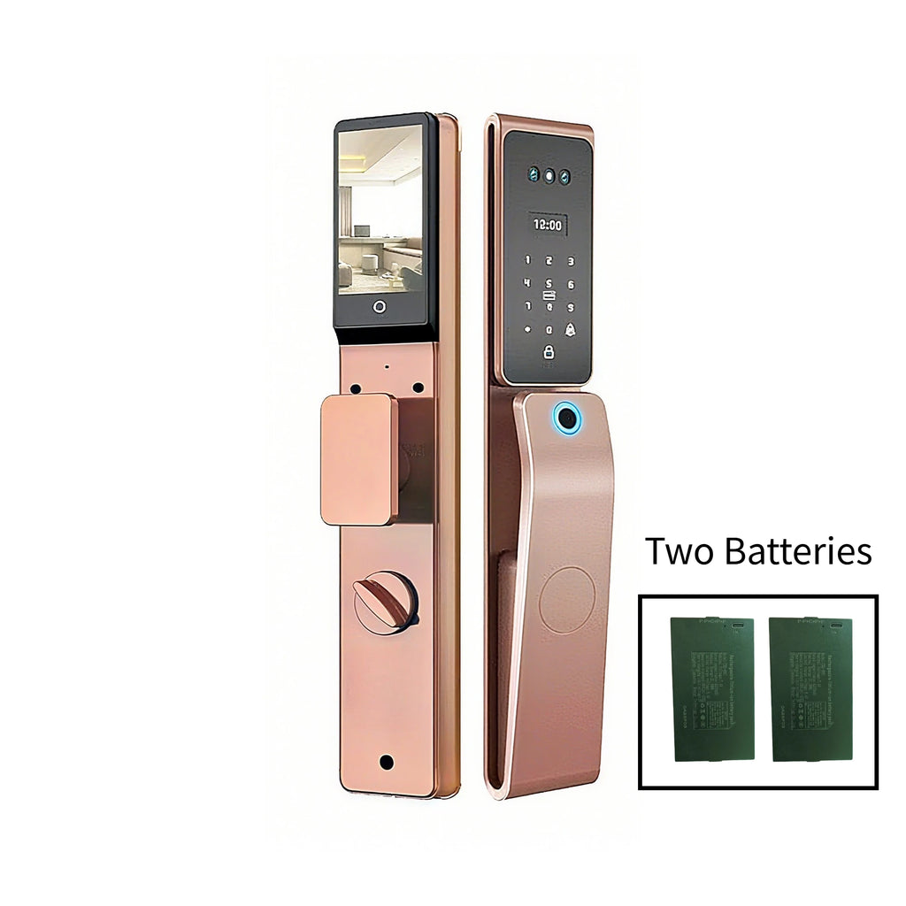 2026 New Tuya 3D Face Palm Recognition Smart Lock Durable Electronic Lock Waterproof Digital Lock Suitable for Europe, Israel