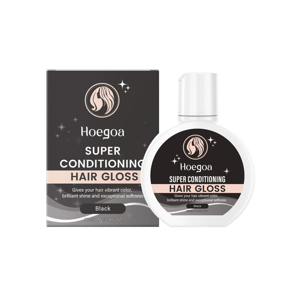 5Colors Super Gloss Hair Conditioner Gloss Rinse Out Semi-Permanent Hair Gloss that Enhances Color and Boosts Shine & Hydration