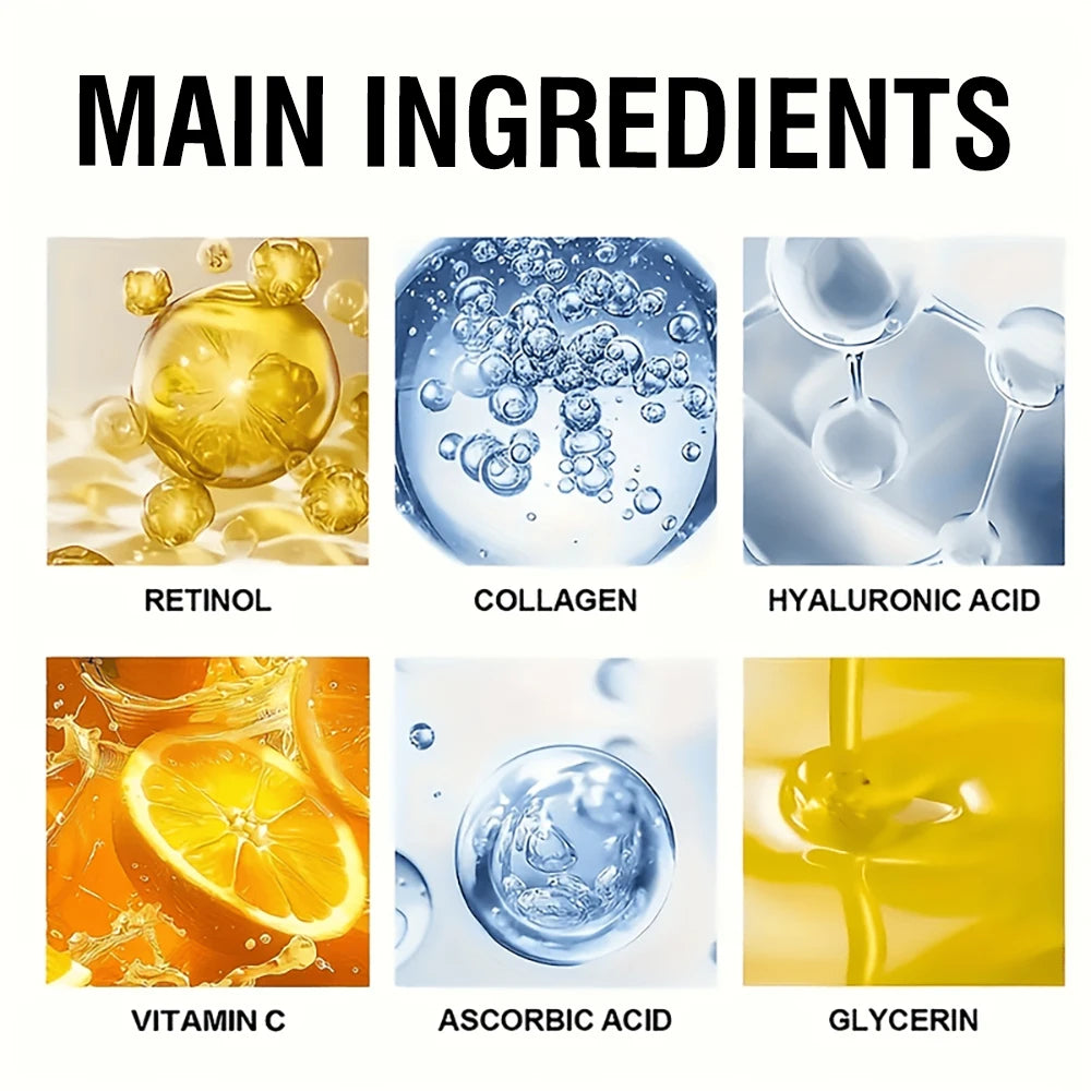 SUYARUN Retinol Collagen Anti-Aging Face Cream Natural Formula for Firming Wrinkles Lifting And Hydrating Skin.