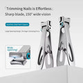 Nail clippers for thick nails easy to use stainless steel large opening anti-splash portable foldable specially designed