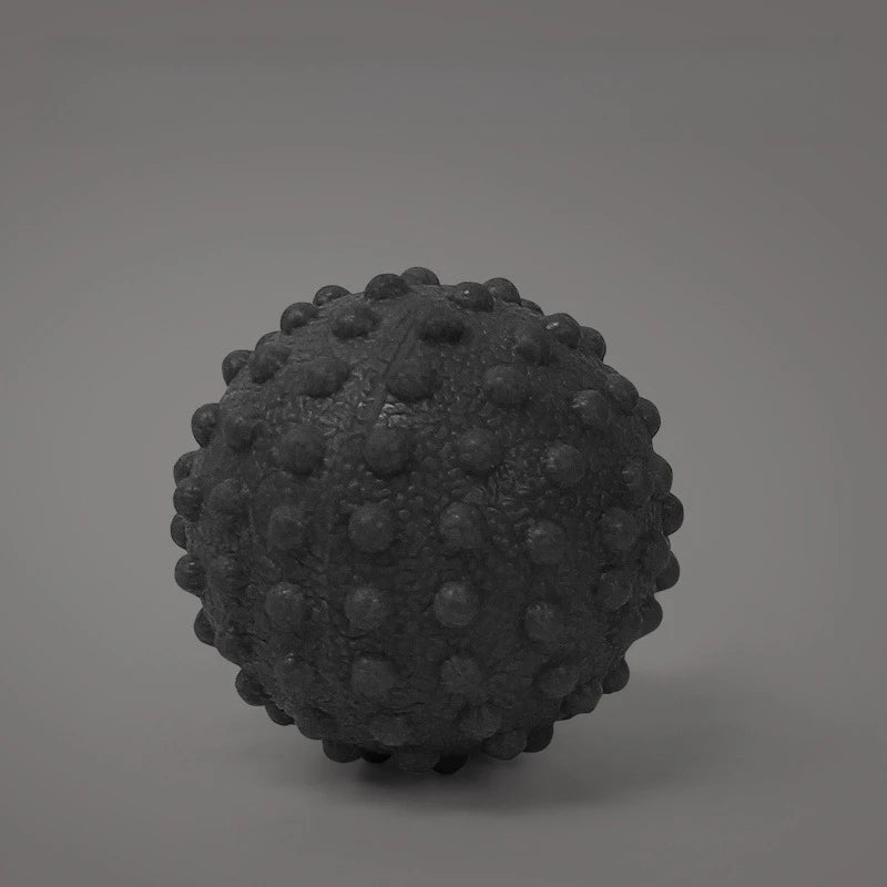 1PCS Raised-Dot Yoga Fascia Massage Ball - Acupressure Pilates Ball for Back/Waist/Foot, Ideal for Home & Gym (Yoga Accessories)