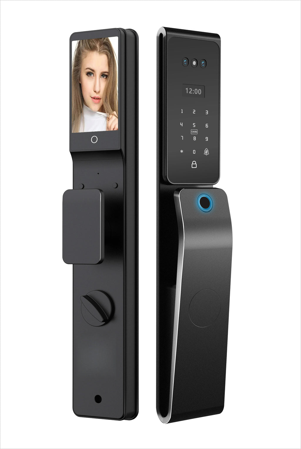 2026 New Tuya 3D Face Palm Recognition Smart Lock Durable Electronic Lock Waterproof Digital Lock Suitable for Europe, Israel