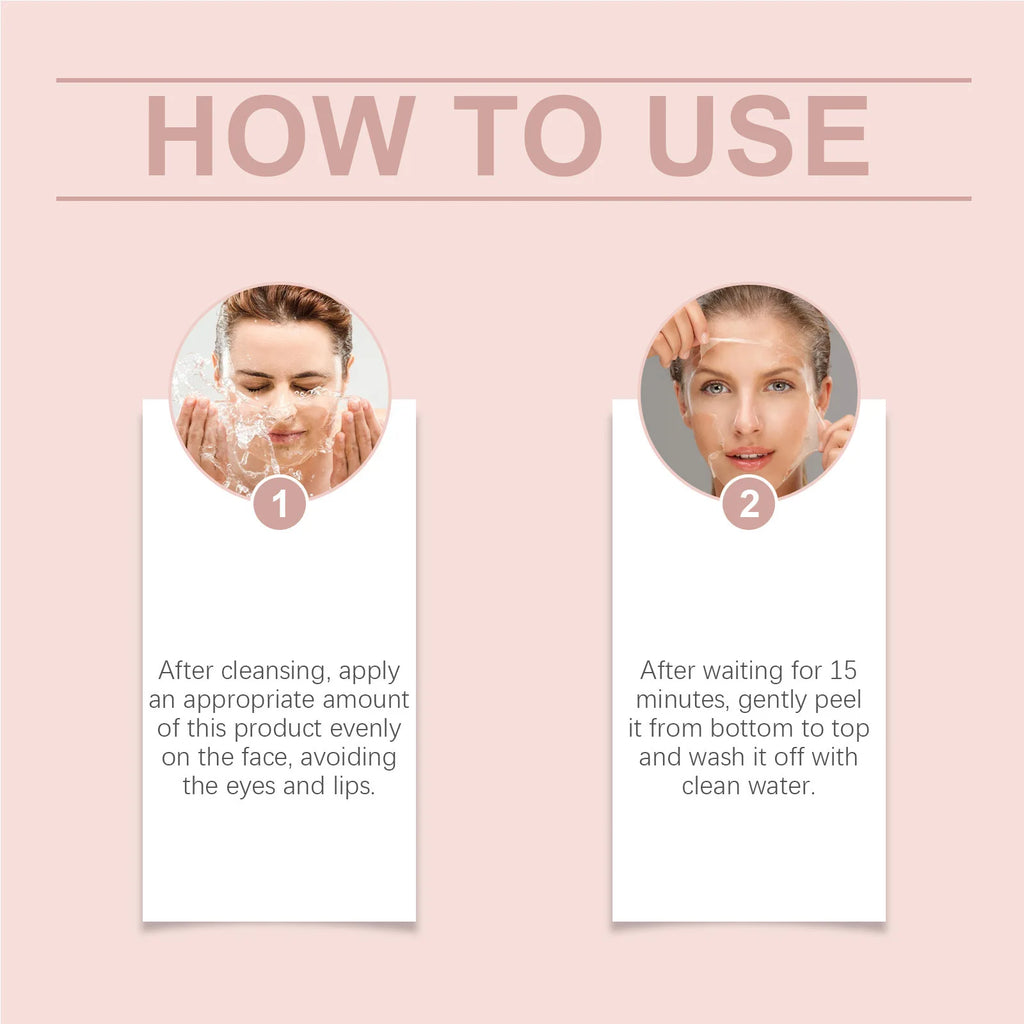 Collagen Mask Anti-aging Fade Fine Line Shrink Pores Firming Lifting Collagen Protein Skin Replenishment Moisturizing Jelly Mask