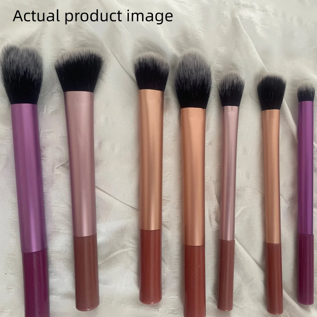 8Pcs Soft Synthetic Hair Makeup Brush Set Foundation Blush Eyeshadow Multi-purpose Cosmetic Beauty Tools