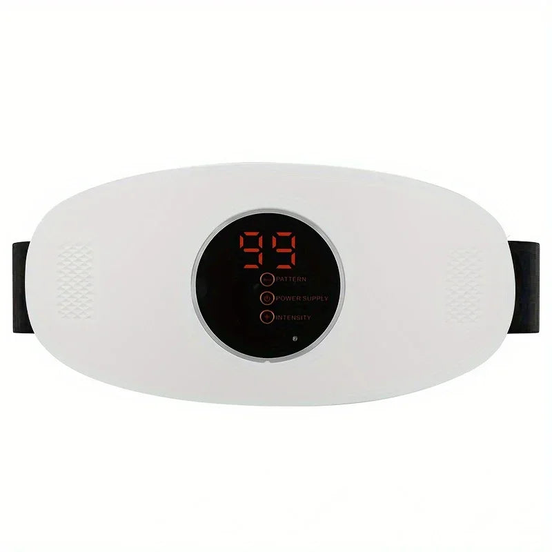 Rechargeable Waist Belt EMS Slimming Massager Fat Burning Body Shaper Vibration Belt for Weight Loss Constipation Relief
