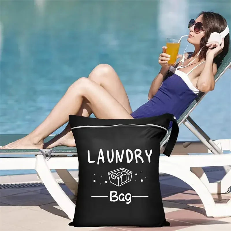 High Density Laundry Bag Outdoor Travel Clothes Shoes Storage Bag Waterproof Durable Washing Bag Fitness Dirty Clothes Pouch New