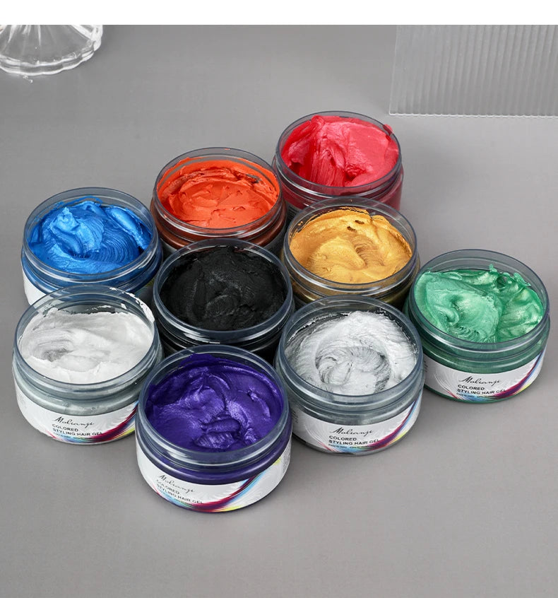 Disposable Hair Dye, Easy to Color, Easy to Clean, Instant Coloring, Creating colorful and Fashionable Hairstyles