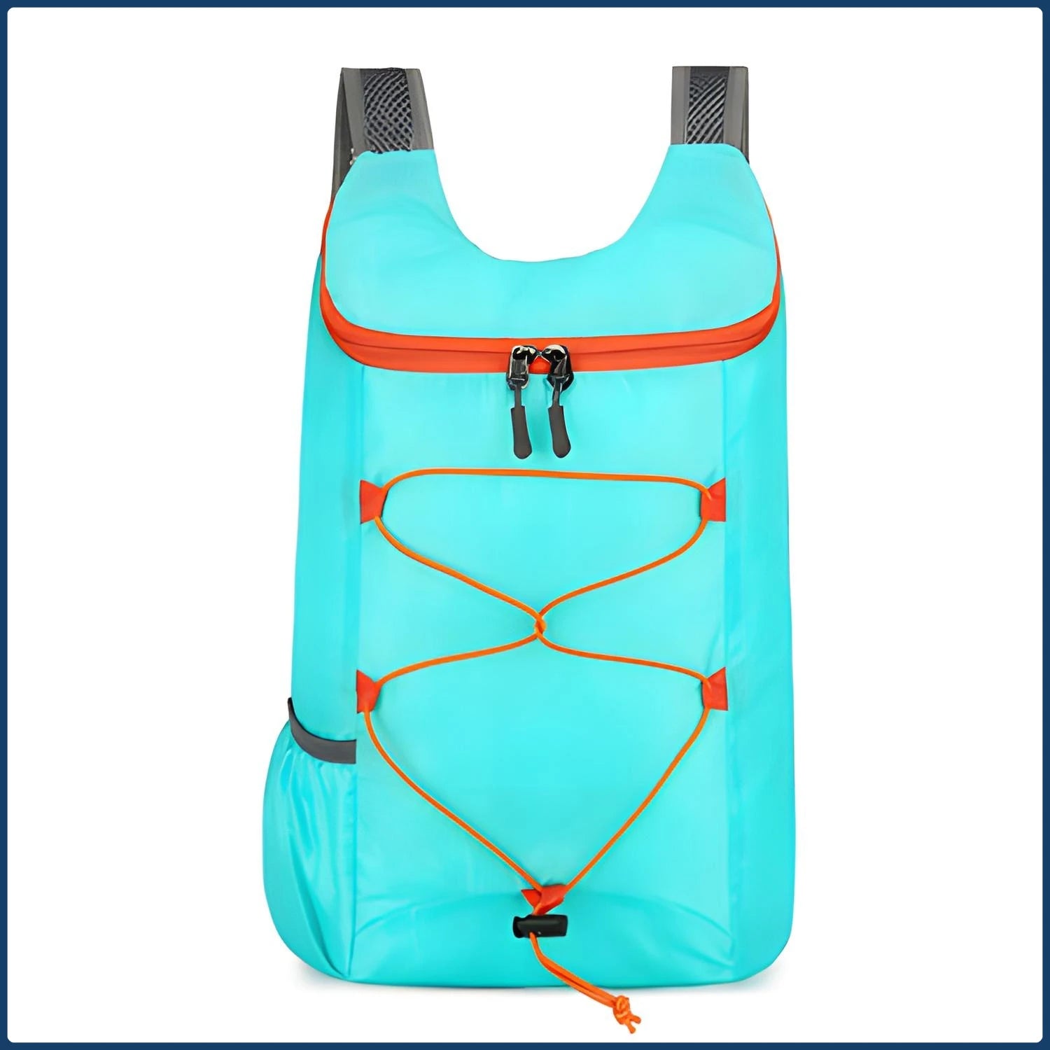 Multifunctional Outdoor Folding Backpack High Density Lightweight Waterproof Nylon Fabric Sports Bag for Camping Hiking Travel
