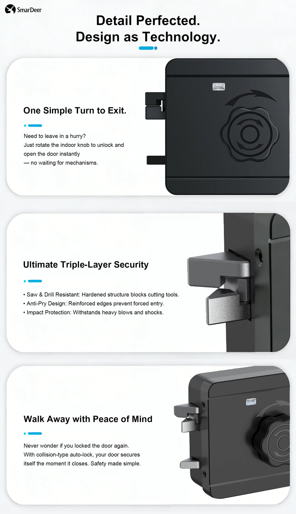 Waterproof Outdoor Smart Door Lock Fingerprint Facial Recognition Password Anti-theft Security Electronic Lock for Gate Garden