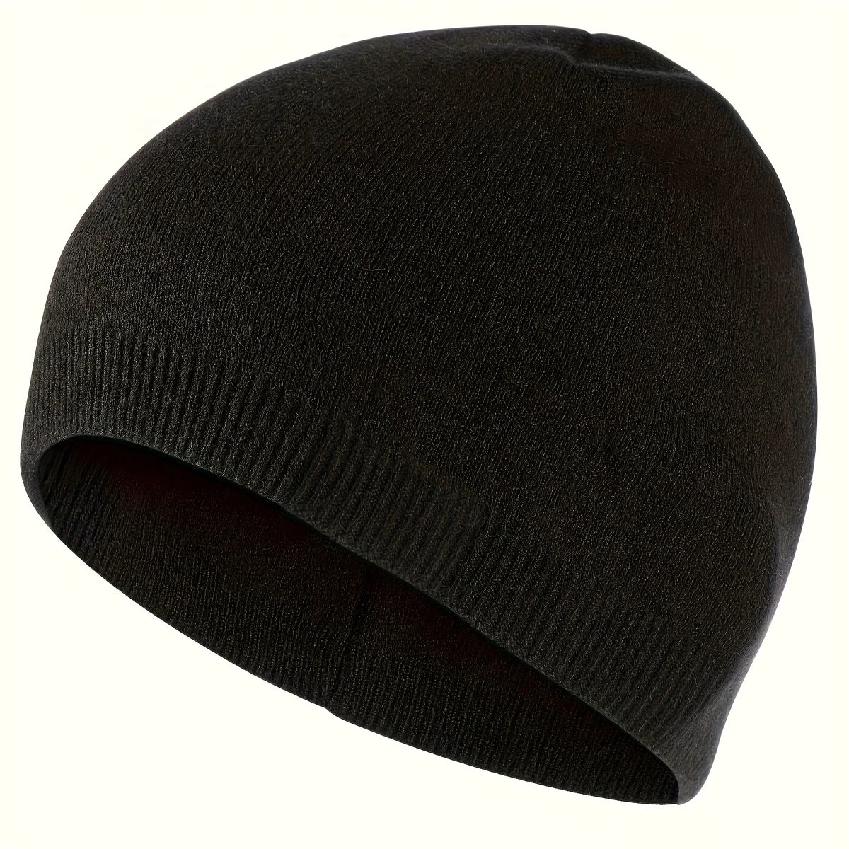 Winter Knitted Beanie Hat Unisex Soft Warm Windproof Running Cap Breathable Hiking Cycling Outdoor Sports Pullover Earmuffs Hat