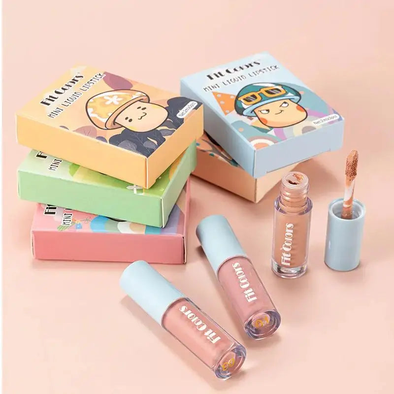 Hydrating Fruit Flavored Lip Oil 3Pcs Set With Avocado Strawberry Peach Transparent Gloss For Soft Smooth Lips