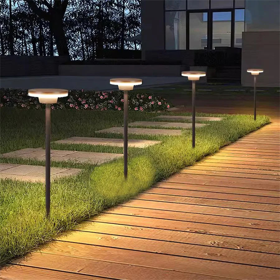 60/80CM Outdoor Pathway Bollard Lighting Waterproof Courtyard Garden Lawn Lamps LED Villa Landscape Fence Path Post Light