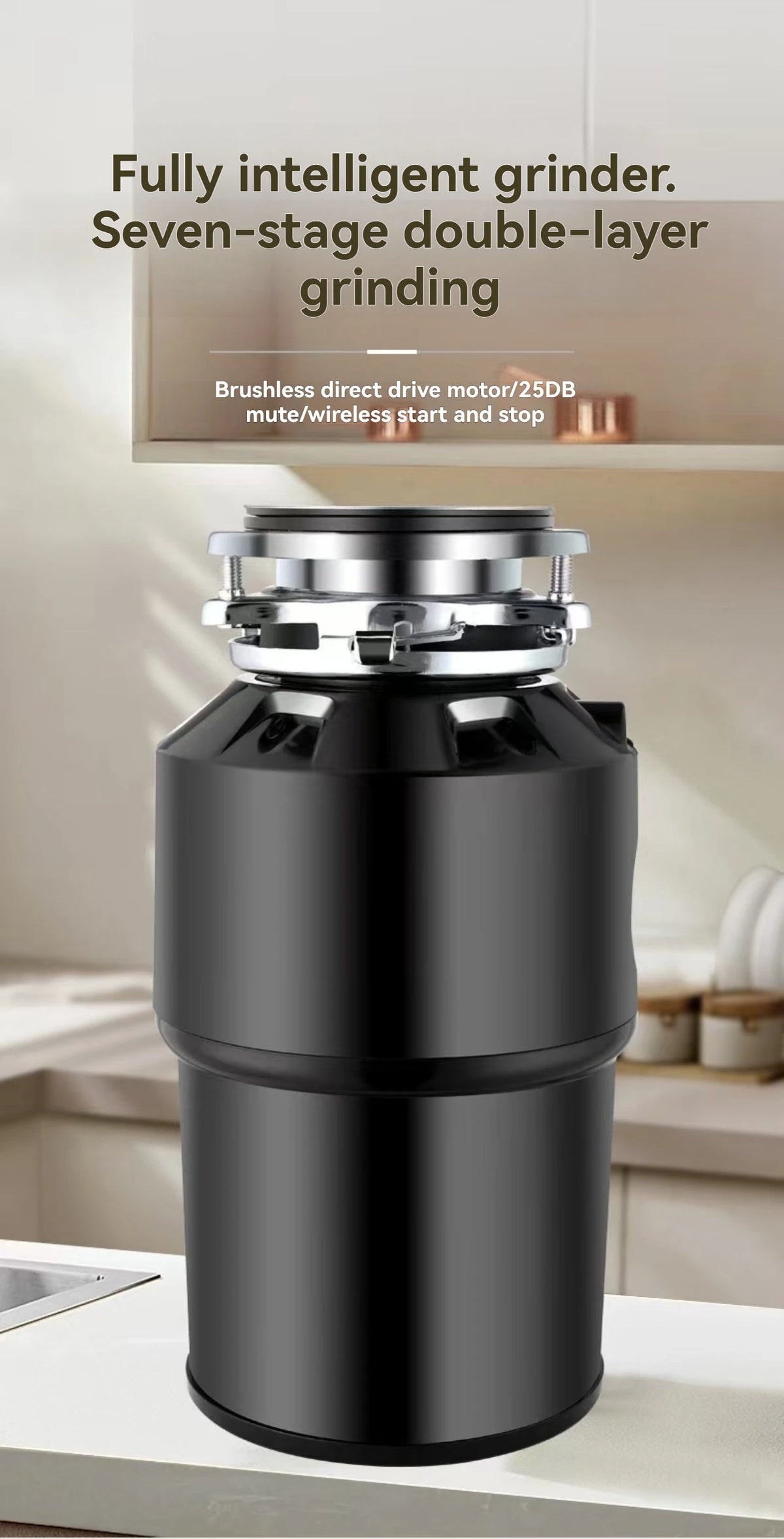 Kitchen Waste Disposer, Household Food Grinder, High-power Kitchen Waste Disposer