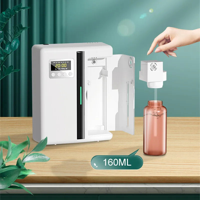 300m³ Aromatherapy Dispenser Hotel Commercial Dispenser Mall Automatic Aroma Essential Oil Diffuser Home Fragrance Air Purifier