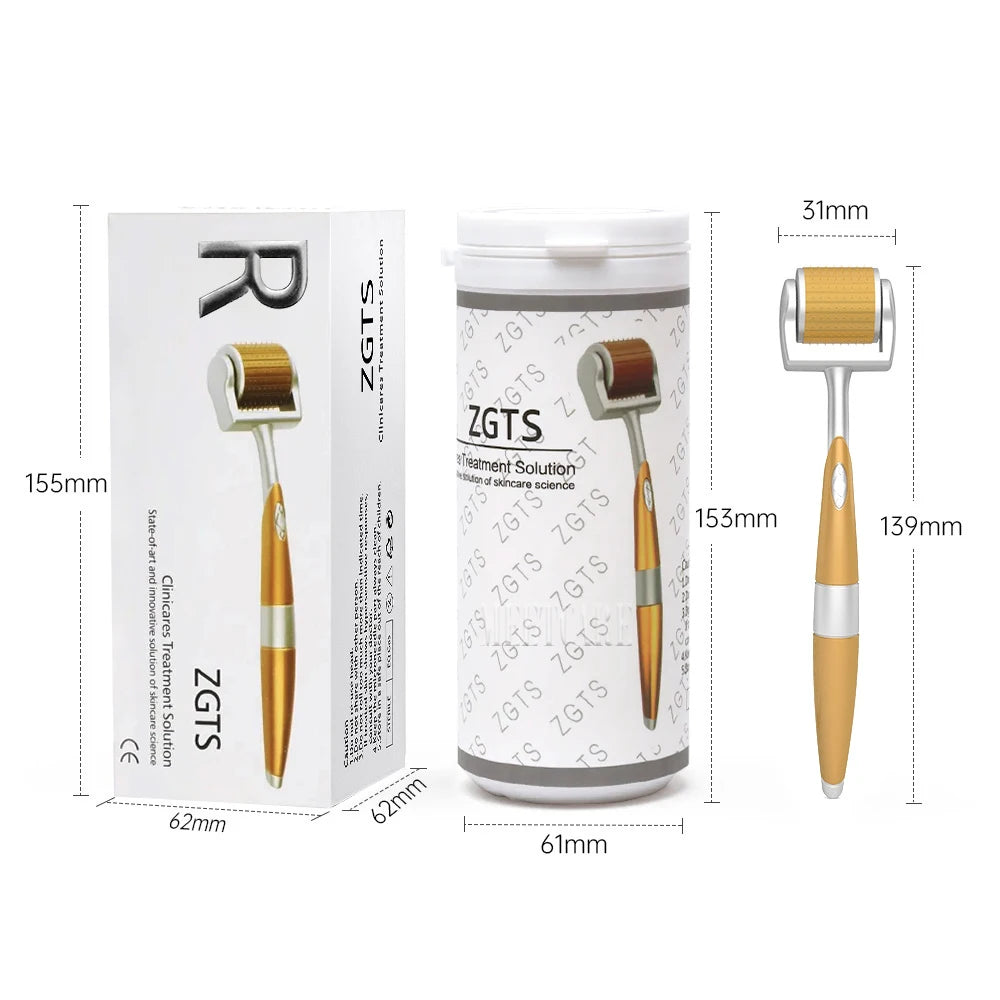 ZGTS 192 Derma Roller  Microneedle 0.25mm 0 Dermaroller Needles Hair Skin Care Tool Face Body Massage Facial Beauty Micro Needle
