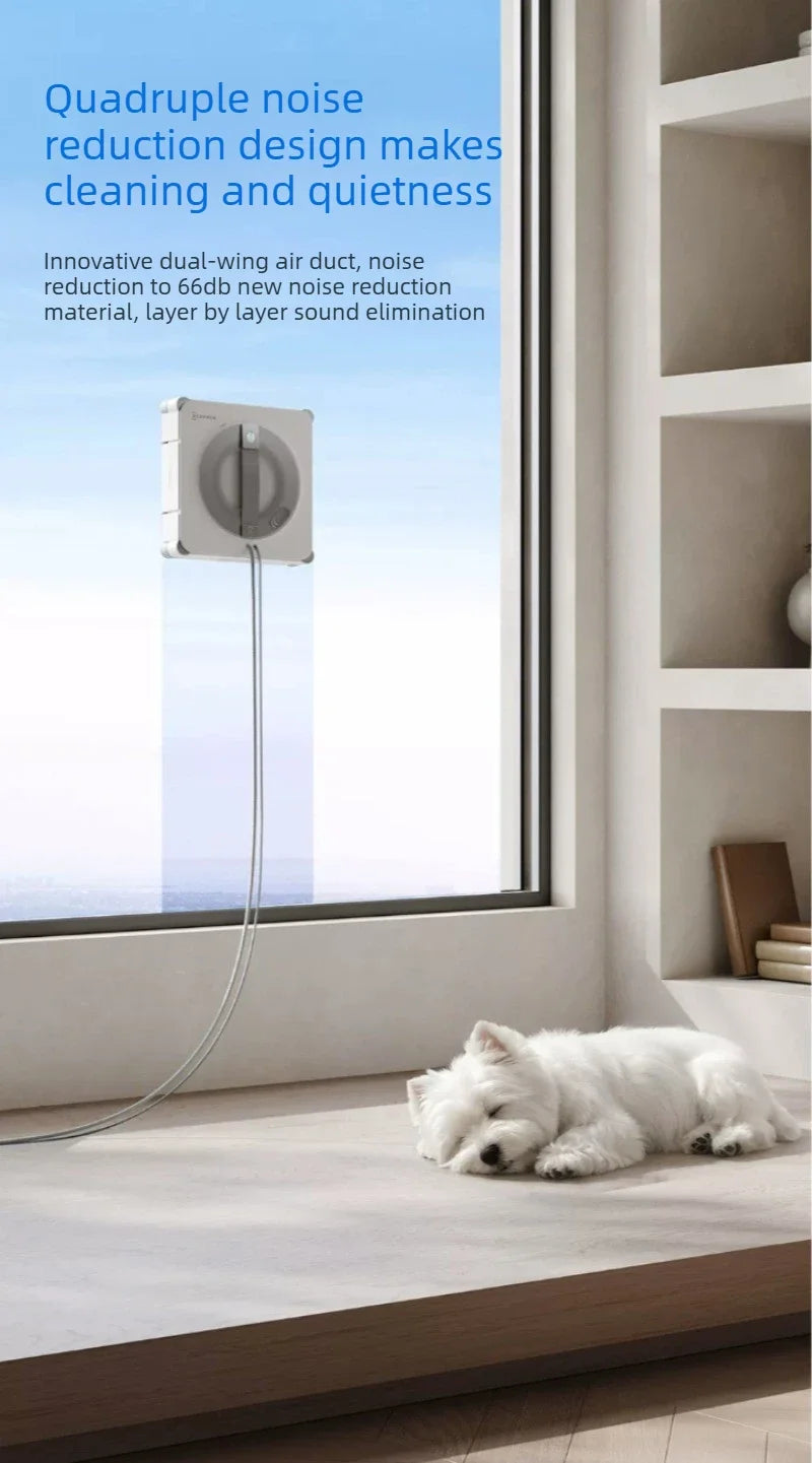 ECOVACS W2S PLUS Window Cleaning Robot Multi Functional Automatic Electric Window Glass Cleaner Smart Cleaning Machine