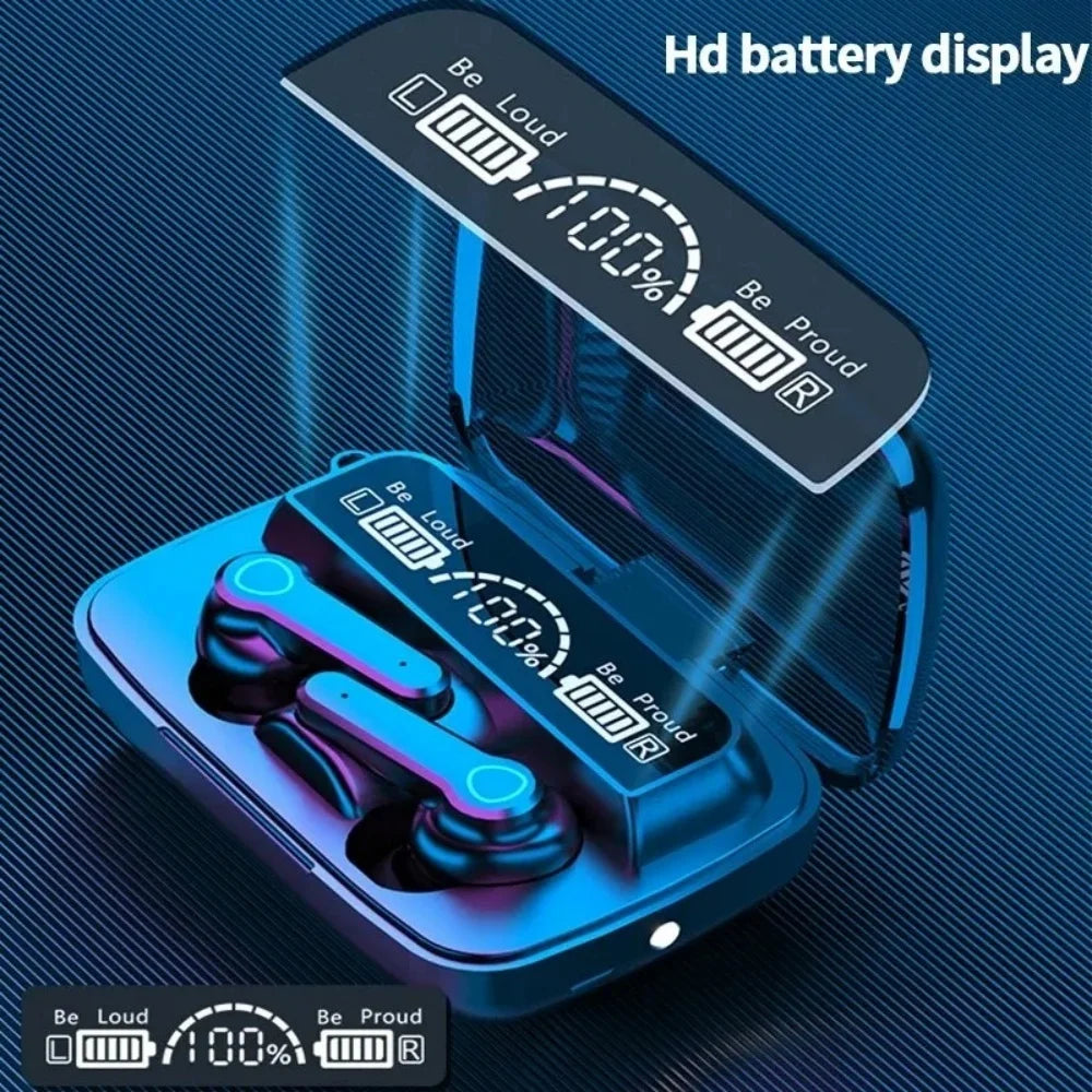 Bluetooth Headset Wireless Tws Gaming Support Noise-cancelling Touch In-ear Mini Emergency Power Bank Headset M19 Earphones