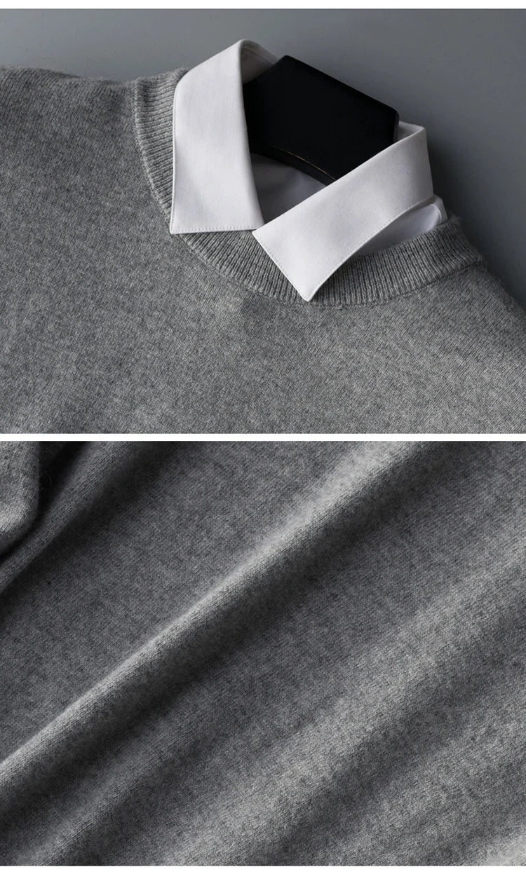 Cashmere Cashmere Sweater Men 2025 Autumn Winter Jersey Jumper Robe Hombre Pull Homme Hiver Pullover Men O-neck Knitted Sweaters