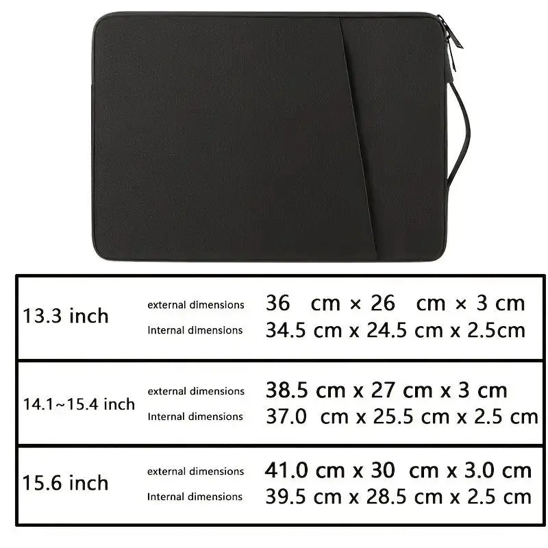 13/14-15/15.6-inch Laptop Inner Bag, Tablet Protective Cover, Waterproof Thin Storage Bag, Laptop IPad Handbag
