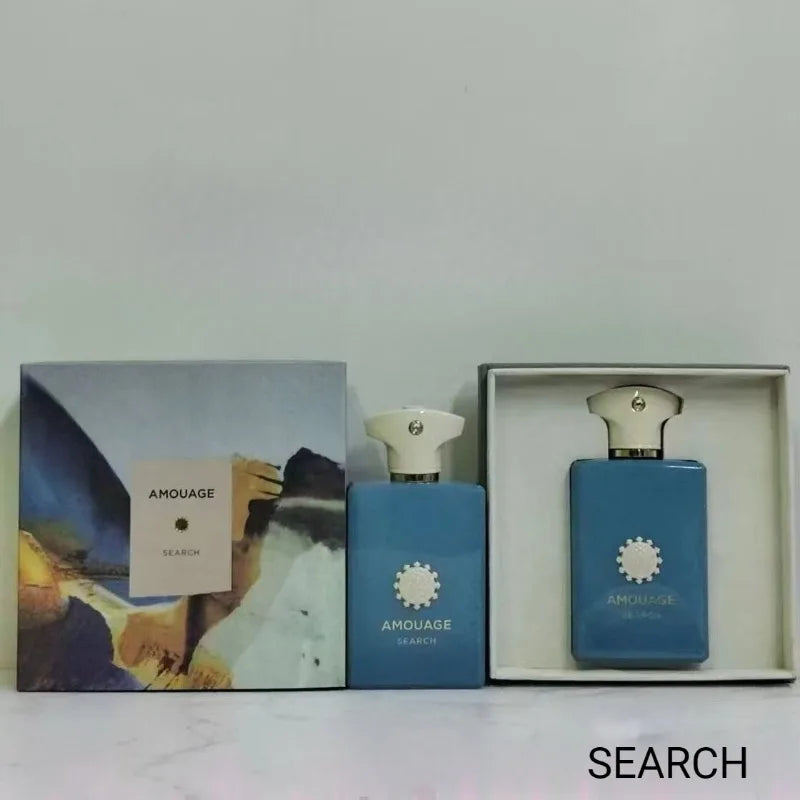 AMOUAGE Mens Warm Woody Scented Perfume 100ml Long Lasting Aromatic Fresh Bold Masculine Fragrance Purpose 50 Opus Royal Tobacco