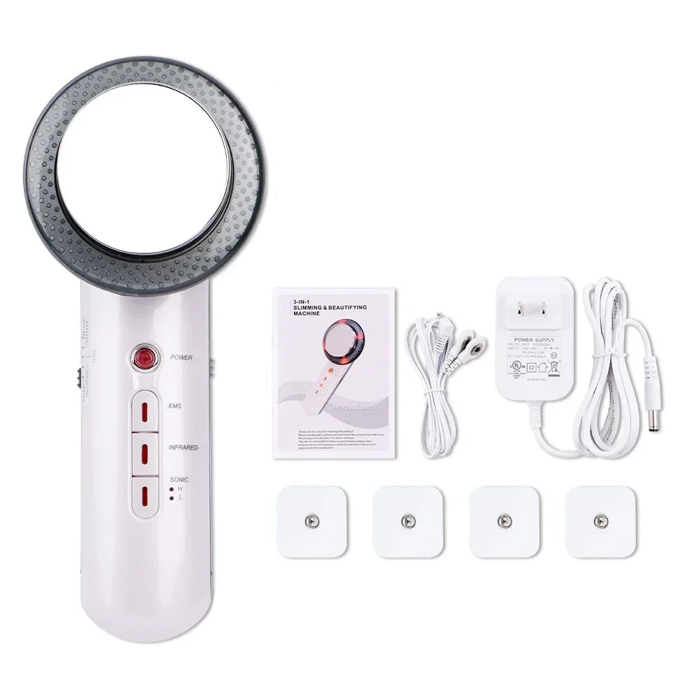 EMS Body Slimming Massager Ultrasonic Cavitation Weight Loss Machine Anti Cellulite Fat Burner Electric Infrared Slimming Machin
