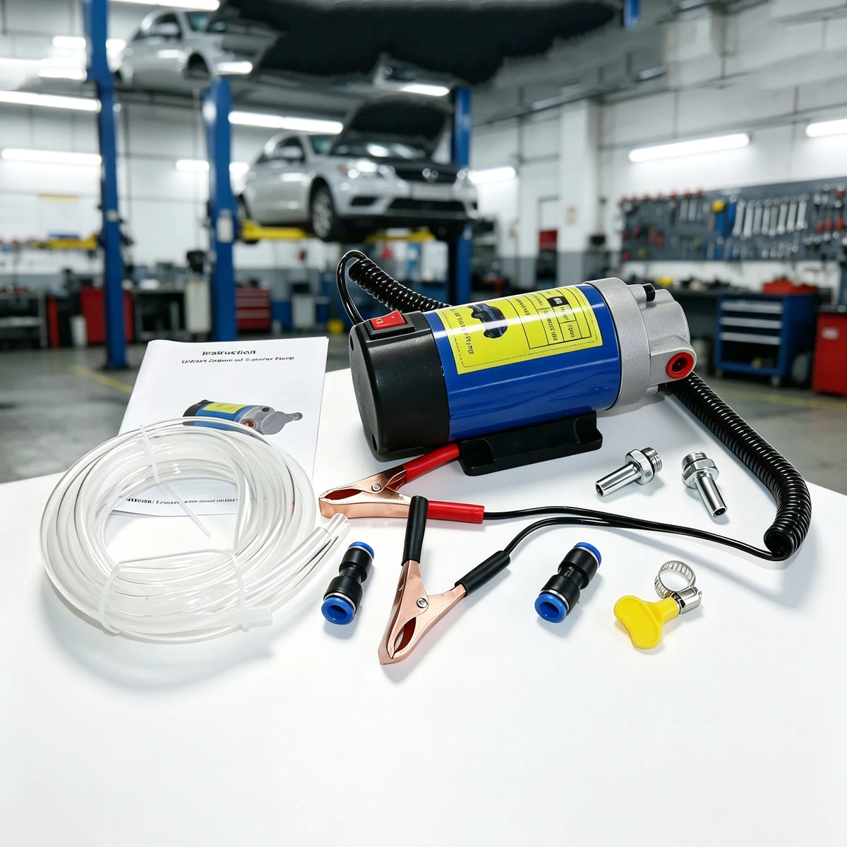 Electric Motor Oil Pump, Delivery Pump 100W Oil Pump Palm Pump Small Electric Oil Pump, Household Gas Maintenance
