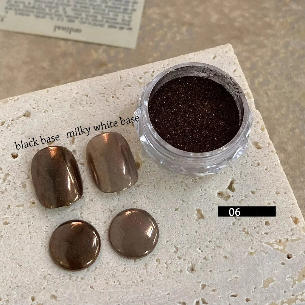 New Winter and Autumn Color Optional Mirror Powder Nail Gel Powder DIY Nail Powder