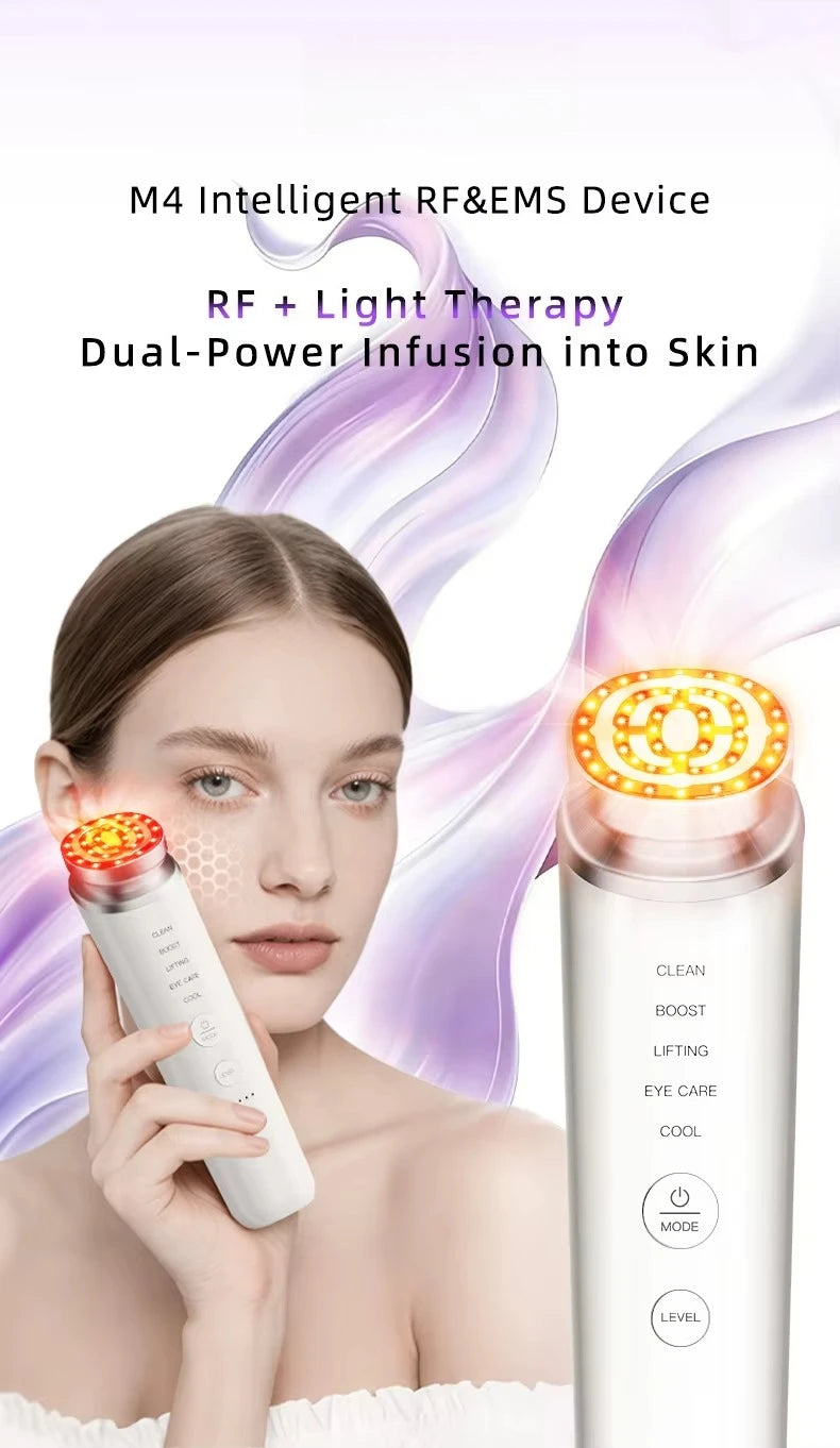 Home Use Beauty Device Facial Machine | Skin Tightening Face Lifting Anti-Aging | Portable Facial Massager