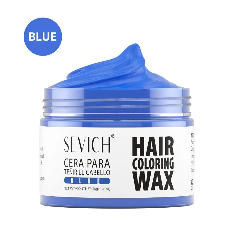 SEVICH Fashion One-Time Hair Color Wax Styling Temporary Dye Cream Gel Mud Pomade For Beards Eyebrow Easy To Wash Hair Dye Wax