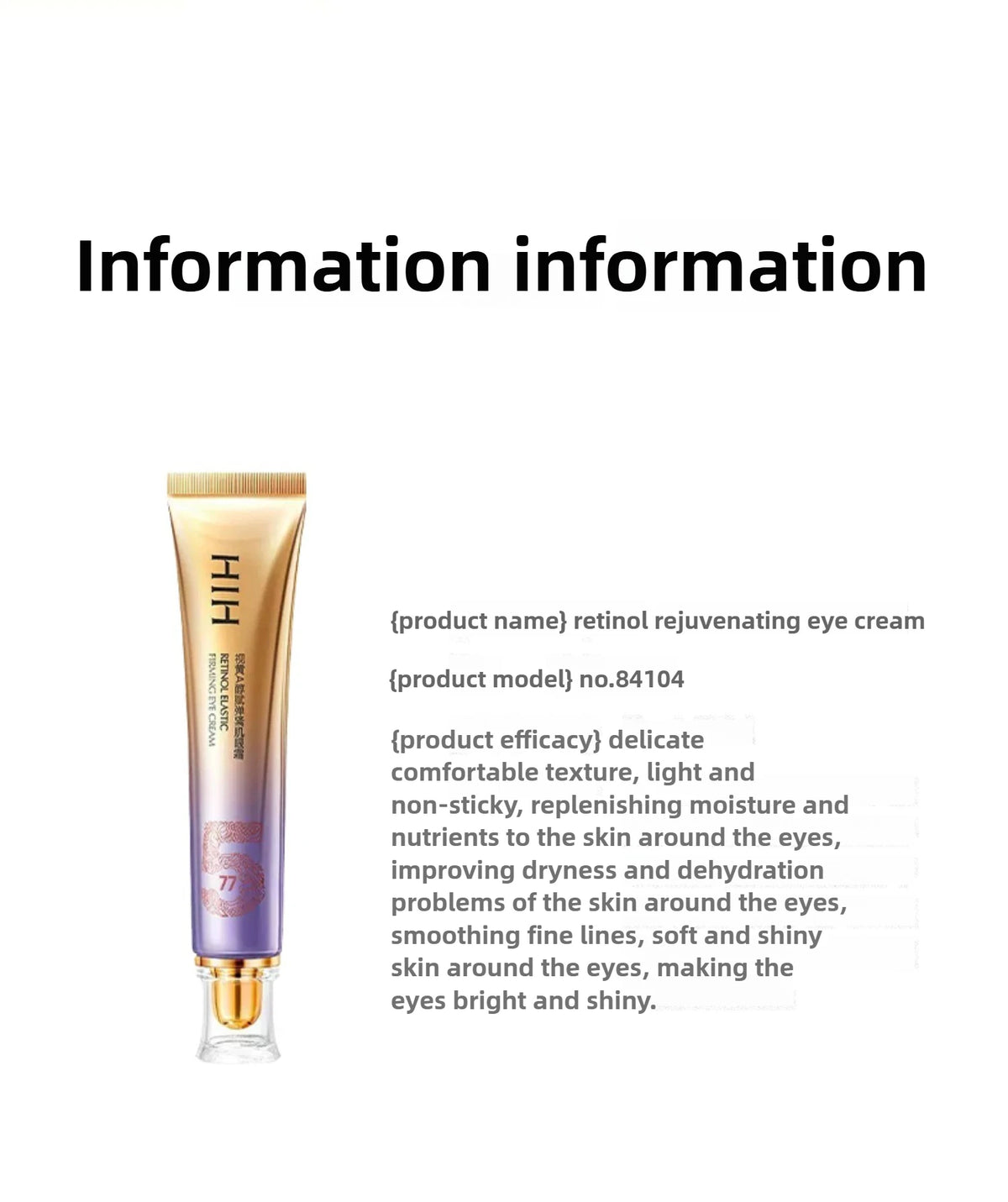 Instant Eye Bag Removal Cream Roller Ball Anti Wrinkle Fade Fine Lines Firming Skin Anti Dark Circle Puffiness Brighten Eye Care