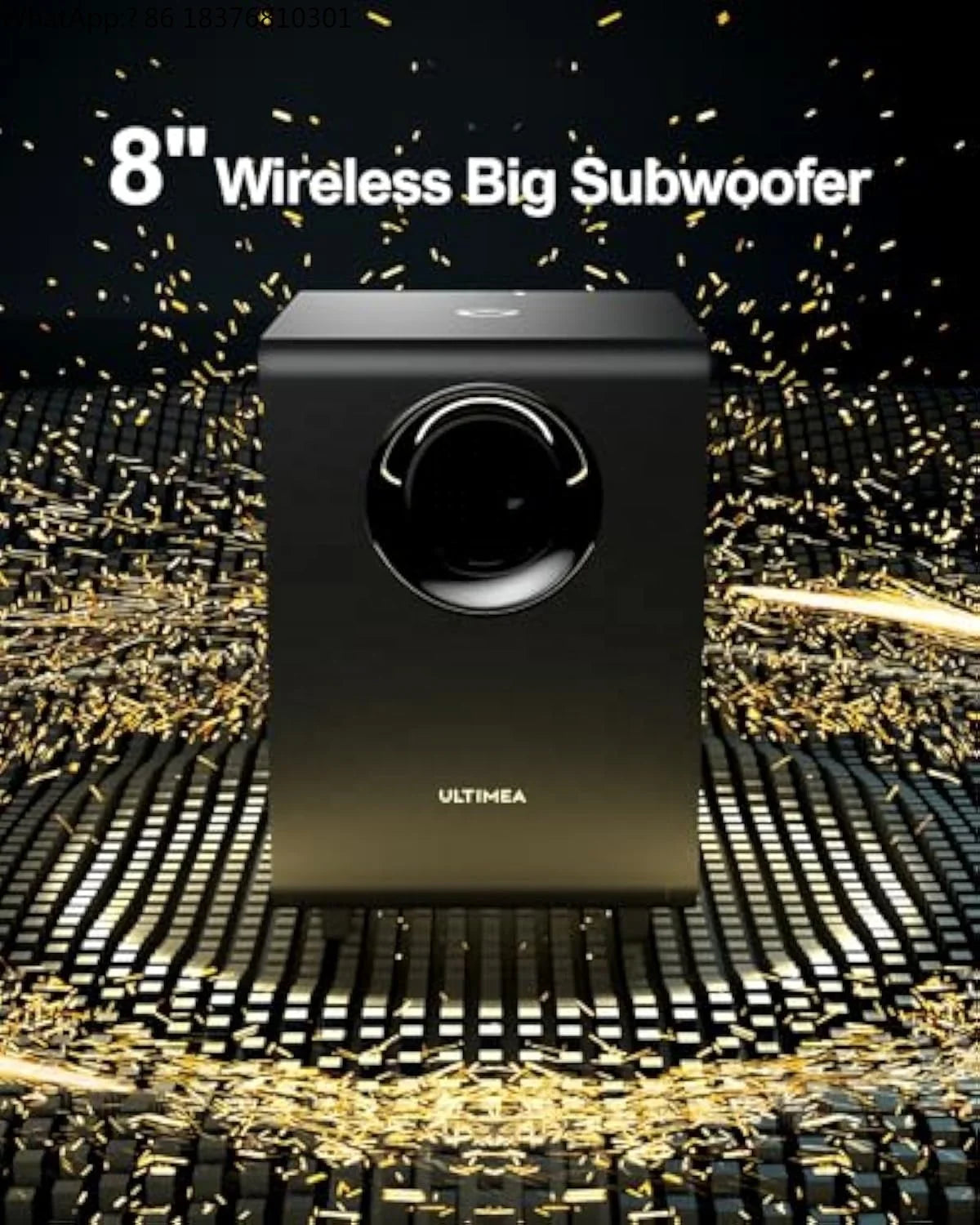 ULTIMEA 7.1.4 Dolby Atmos Soundbar System | 740W Power, 8" Wireless Subwoofer, 360° Spatial Audio for TV.