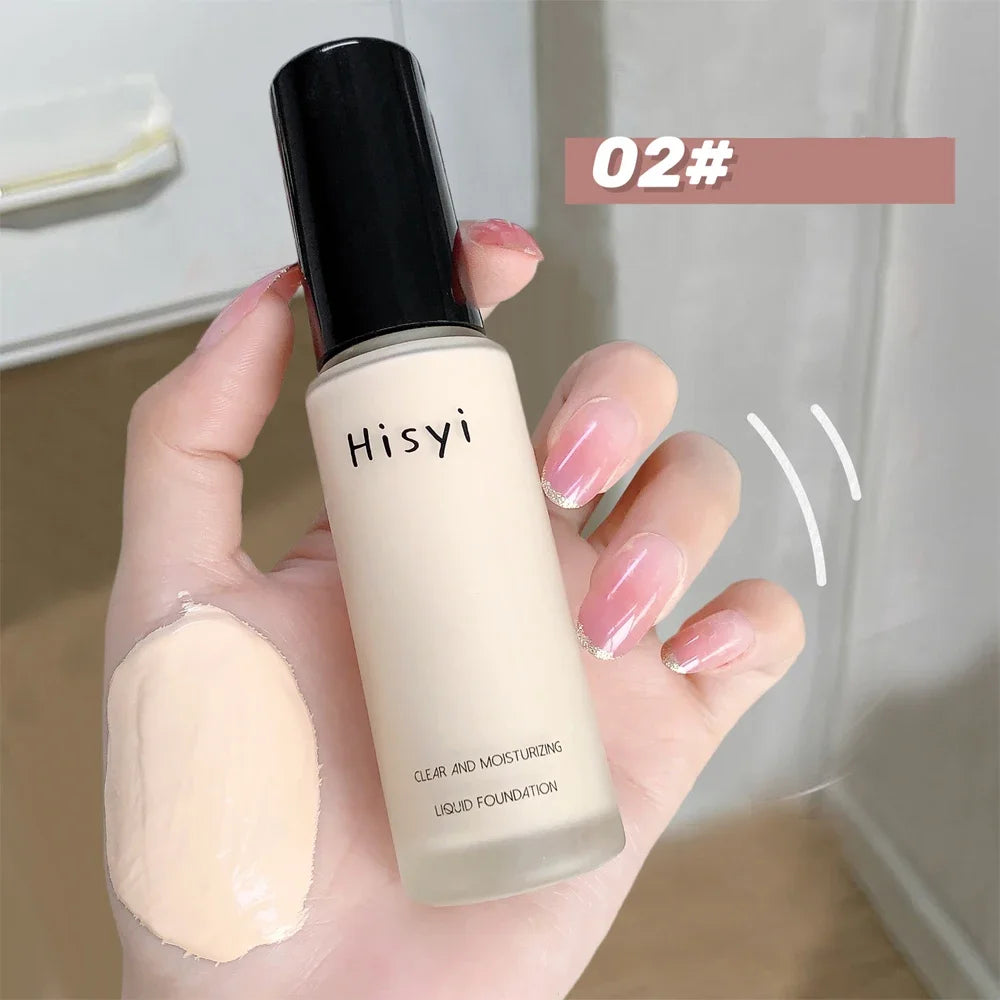 Liquid Foundation High Coverage Makeup Base Lasting Concealer BB Cream Waterproof Oil-Control Face Foundation Makeup Cosmetics