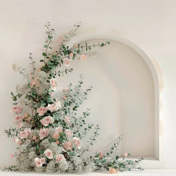 Interior Arch Boho Floral Photography Background Adult Birthday Wedding Maternity Portrait Decor Backdrop Photo Studio Supplies