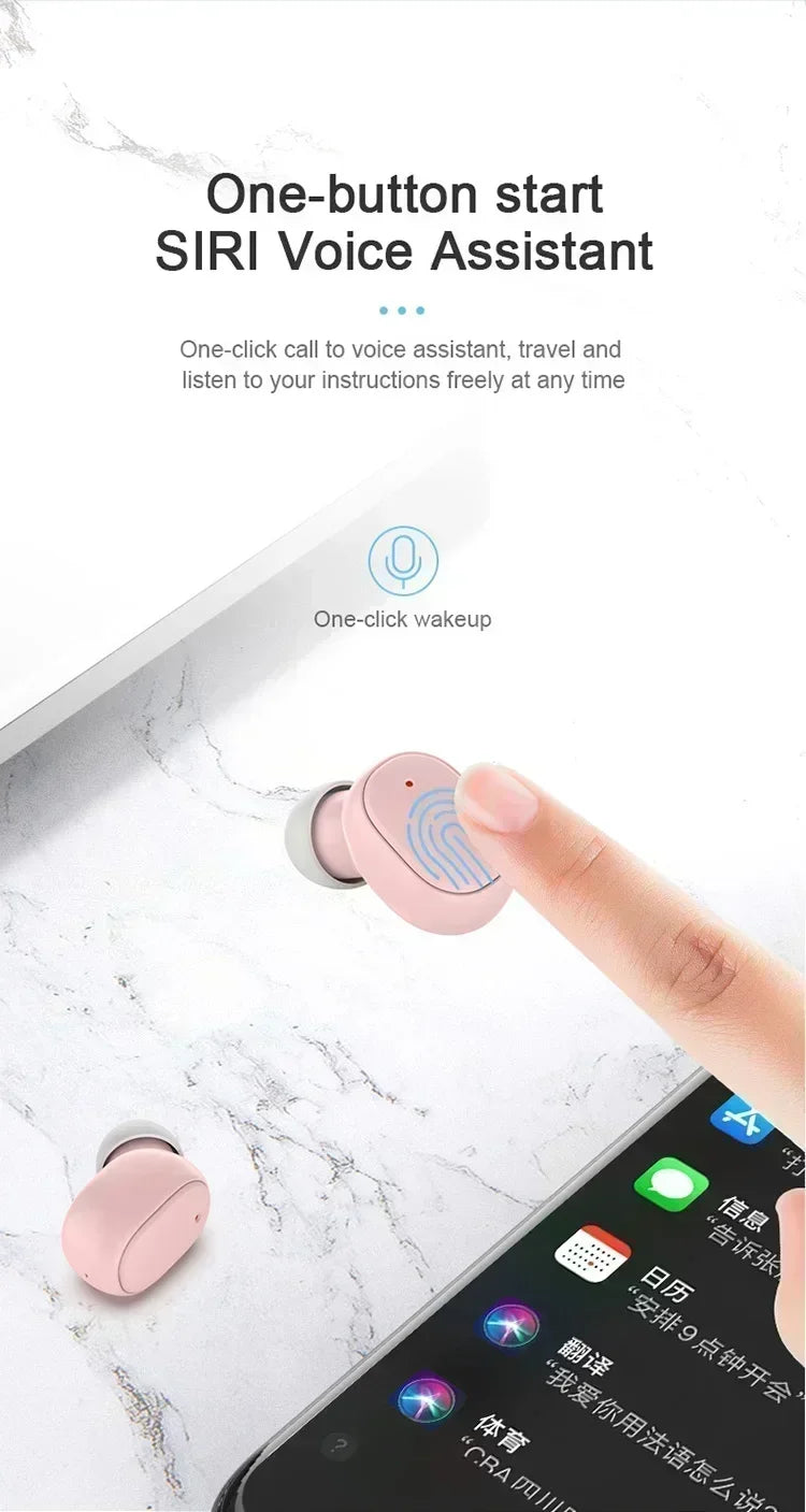 Original Wireless Earphone TWS Bluetooth Headset HiFi Music Headphone Noise Reduction Earbuds Sport Game with Mic