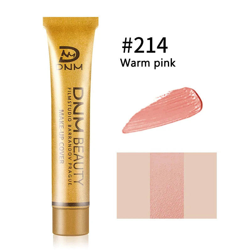 DNM High Quality Covering Concealer Makeup Moisturizing Face Concealer Foundation Waterproof Lasting Concealer Covering Cream