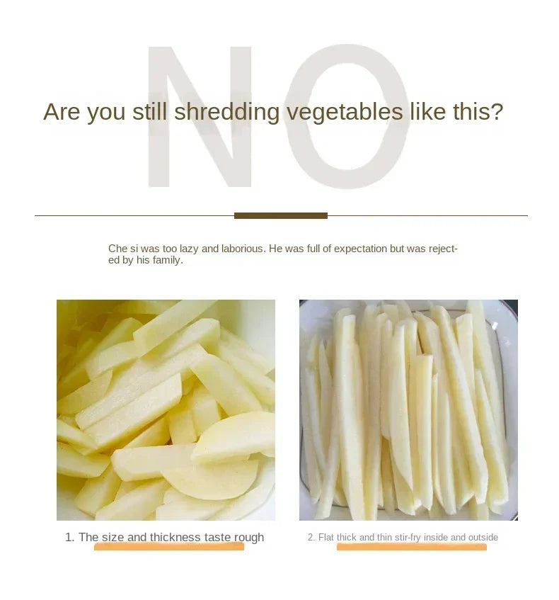 Manual Potatoes Carrots Cucumbers Slicer Stainless Steel Shredder Portable Kitchen Gadgets Kitchen Accessories Kitchen Tool