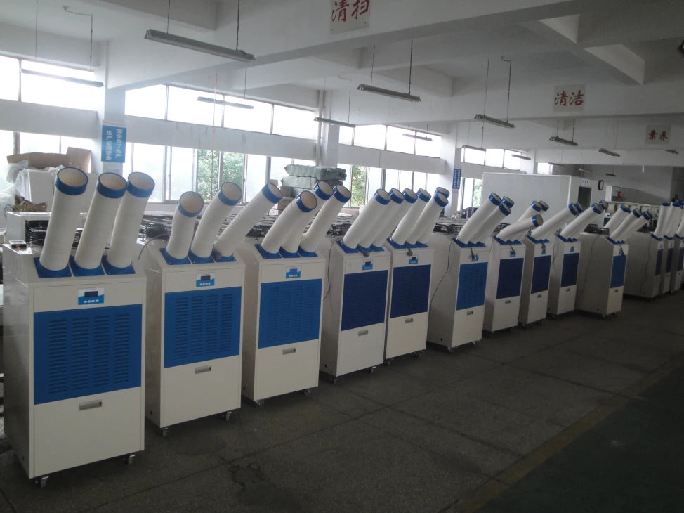 12000 Btu Portable Air Conditioner, Cooler and Heater, Industrial Spot Cooling, High Efficiency