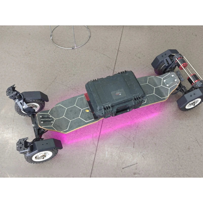 Electric off-road skateboard fender waterproof board
