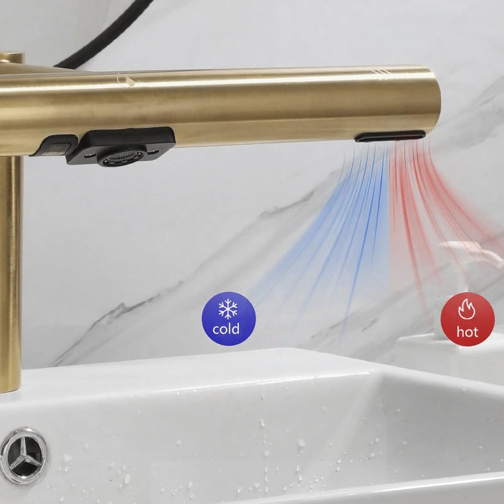 KEMAIDI Bathroom Faucets 3 in 1 Design Automatic Soap Dispenser Powerful Hand Washing Bathroom Hands Dryer Drying Machine Air