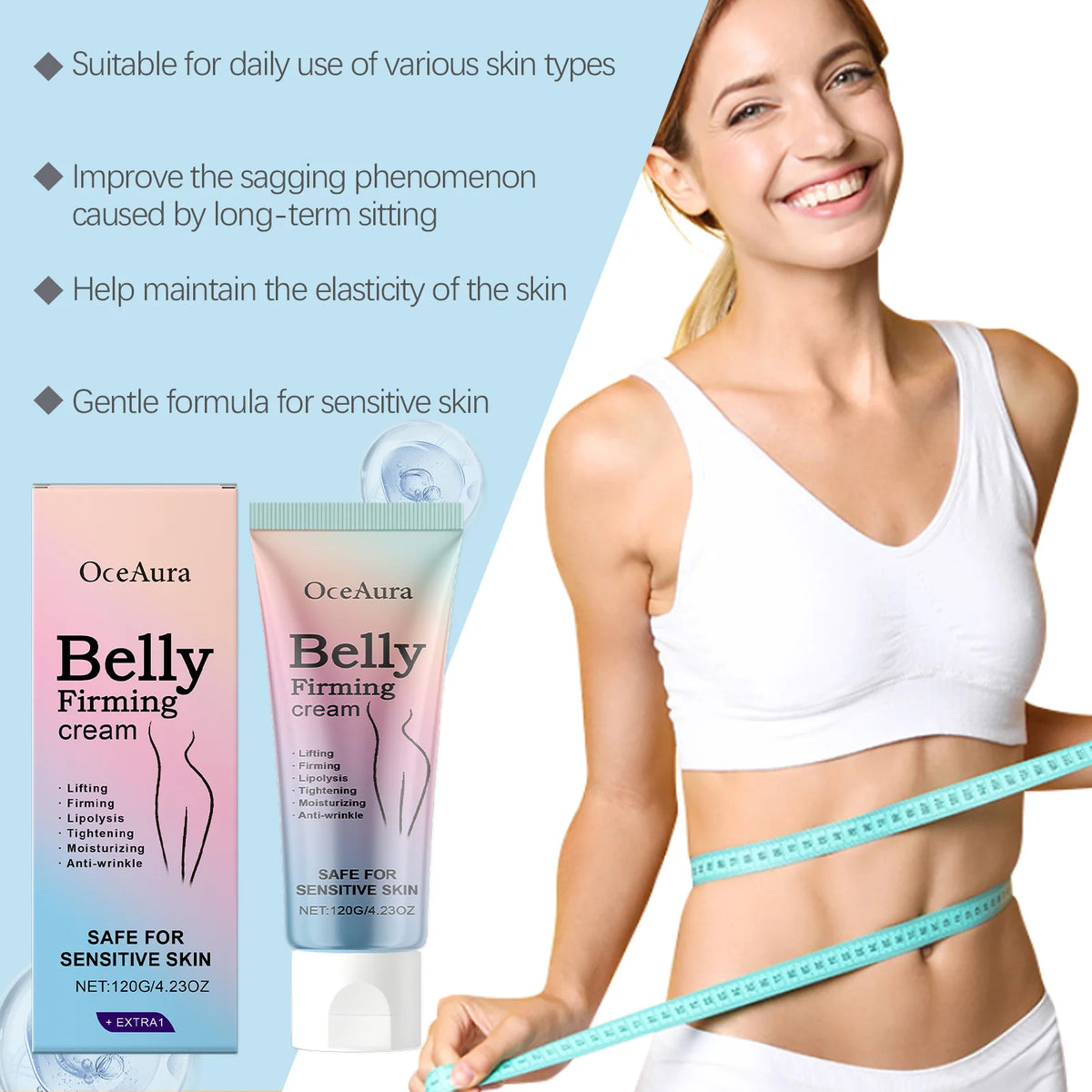 Belly Firming Cream Burning Fat Cellulite Remover Tightening Abdomen Buttock Leg Anti Wrinkle Reduce Sagging Body Slimming Cream
