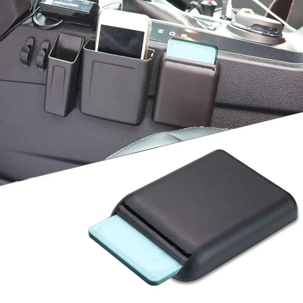 Multifunction Car Storage Box Car Seat Holder Card Ticket Storage Box Holder Car Organizer Car Interior Accessories