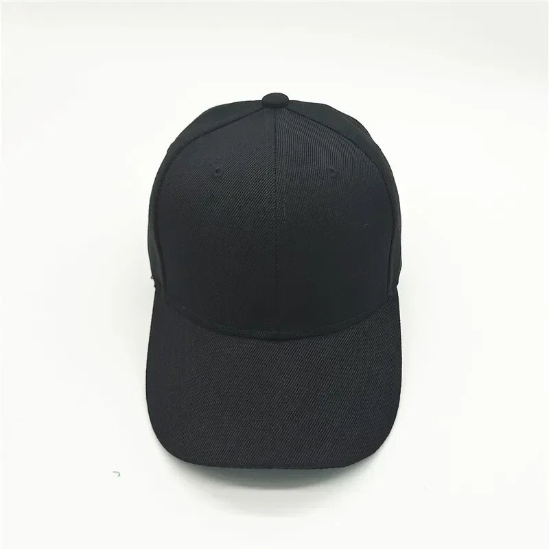 Adult solid acrylic baseball cap Curved visor hats Men women casual plain trucker cap Adjustable sun hats casquette  Dad hats