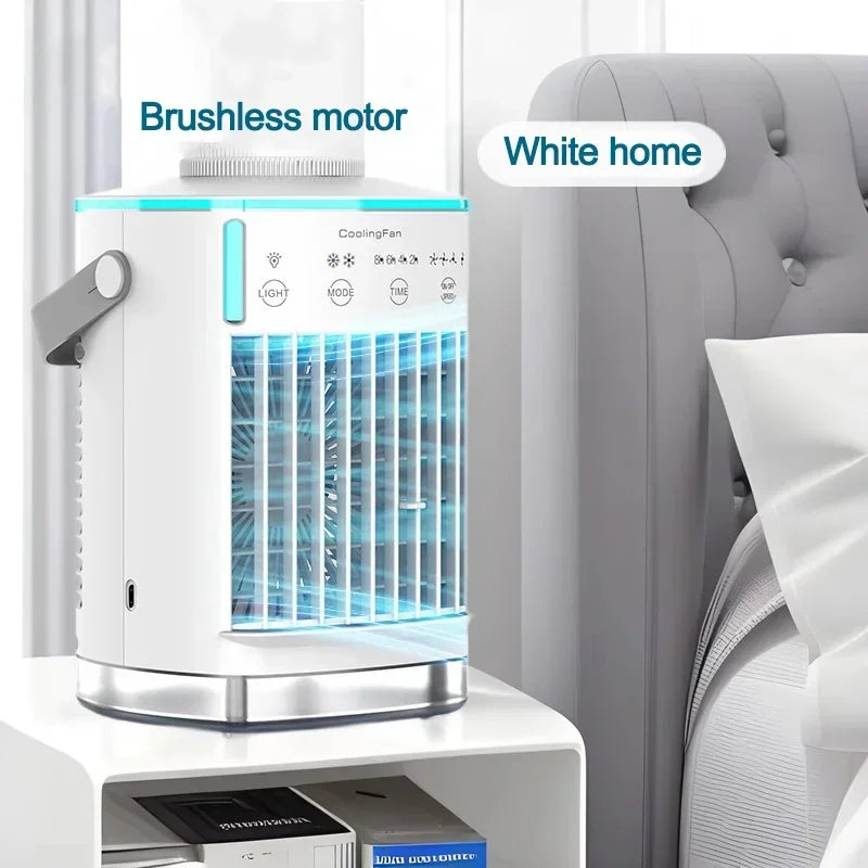 Desktop Air Conditioner Fan Small Air Cooling Machine Small Air Conditioner Household Water Cooling Summer Dormitory Artifac Car