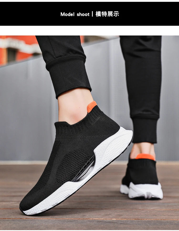 Men's Casual Running Shoes, Male Tennis Sneakers, Luxury Trainer, Race Breathable Shoes, Fashion Loafers