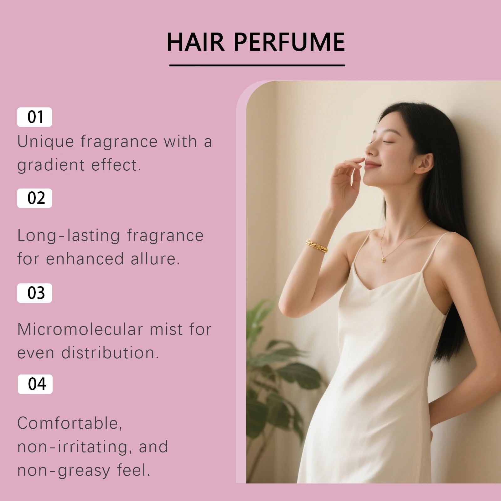 Christmas Cookie Hair Fragrance Spray - Mild Natural Fresh Elegant Light Scent, Daily Portable for Dating