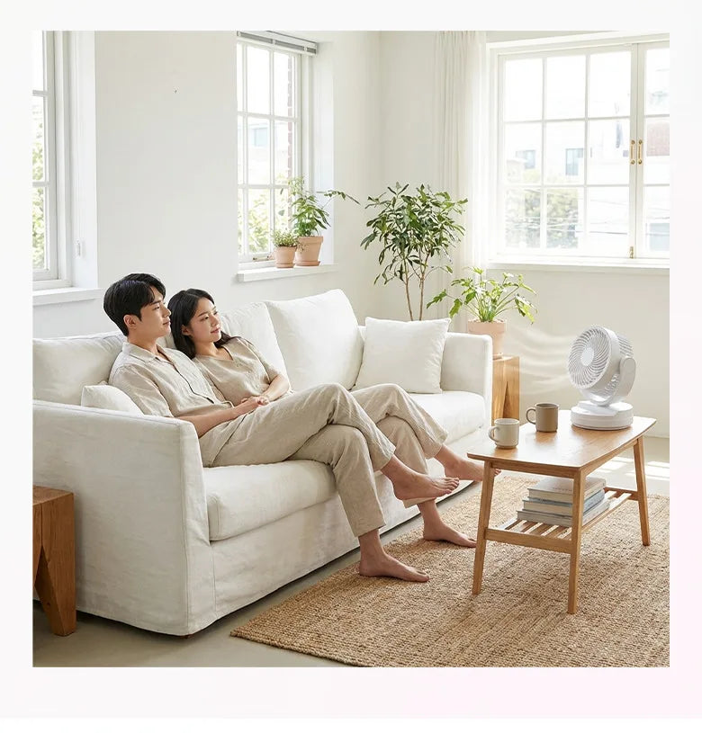 Air circulator fan, USB mini fan, quiet operation, long battery life, small oscillating rechargeable fan, portable.