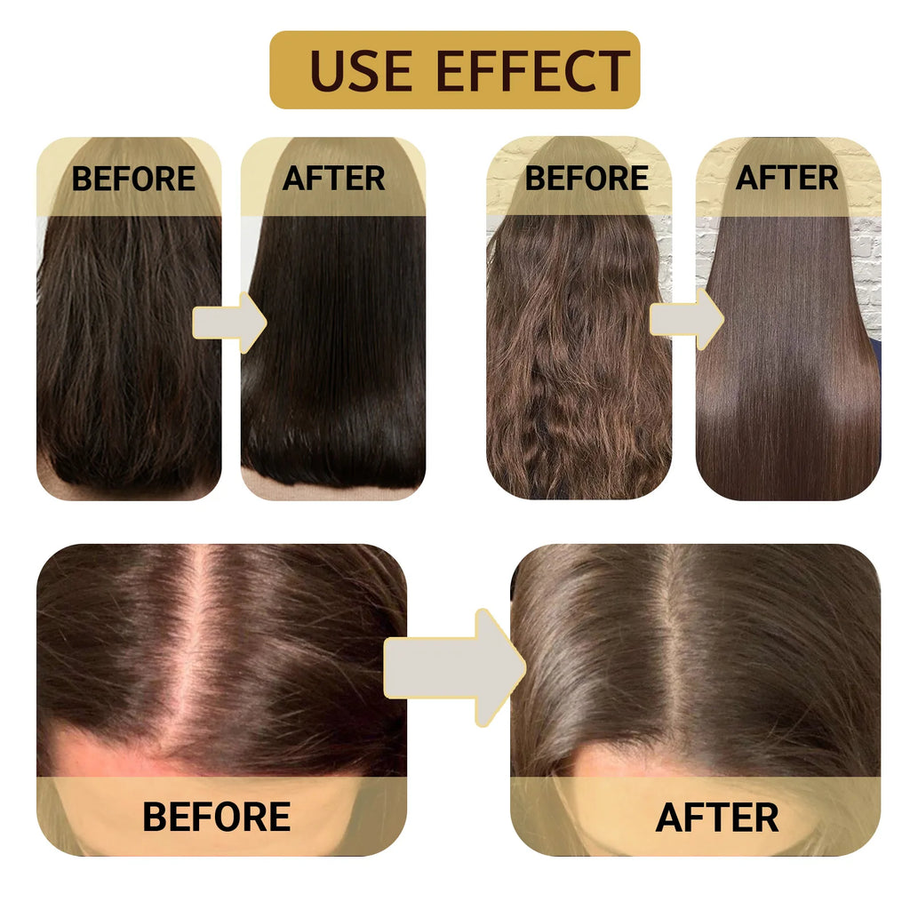 Collagen Keratin Hair Mask Fast Repair Damaged Frizzy Hair Soft Smooth Shiny Straightening Deep Conditioning Moisturizing Hair Care Hot Sale