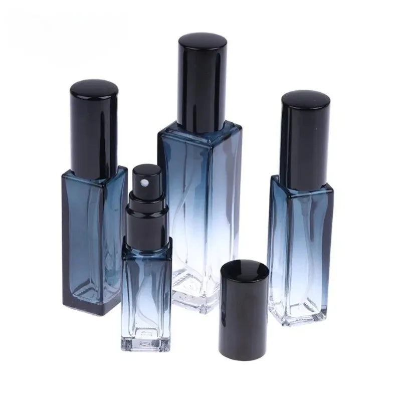 1/3/6PCS SET 5/9/20ml Perfume Bottle Square Glass Spray Empty Bottle Travel Portable Sample Atomizer Refillable Container Mini